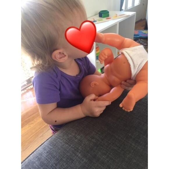 Miniland Doll 12 5/8'' Caucasian Girl (Polybag) - Made In Spain, Anatomically C - Picture 5 of 15